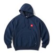 画像1: FTC " BOX LOGO PULLOVER HOODY " - NAVY (1)
