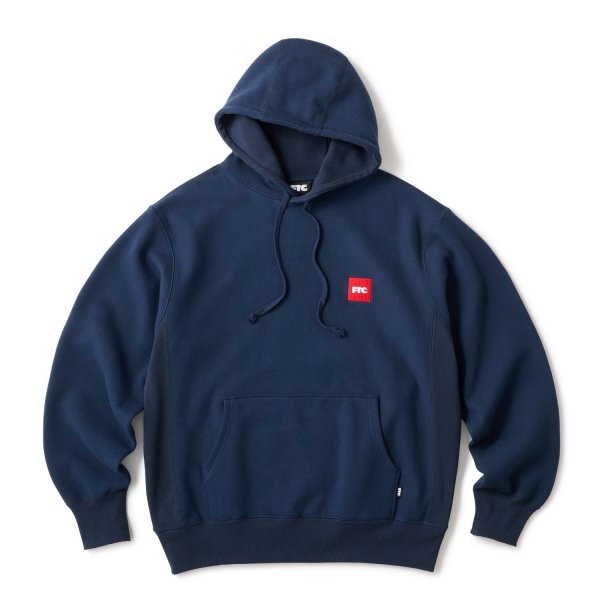 画像1: FTC " BOX LOGO PULLOVER HOODY " - NAVY (1)