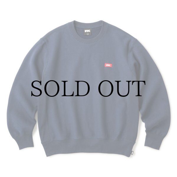 画像1: FTC " SMALL BOX LOGO CREW NECK " - NAVY (1)