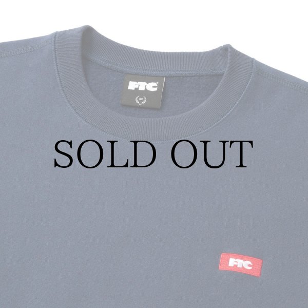 画像2: FTC " SMALL BOX LOGO CREW NECK " - NAVY (2)