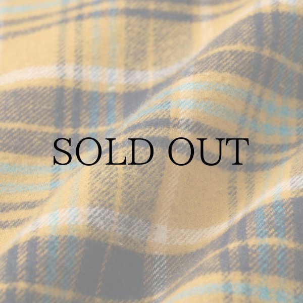 画像4: FTC " HEAVY PLAID NEL SHIRT " - YELLOW (4)