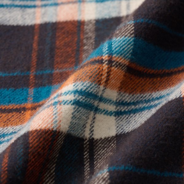 画像4: FTC " HEAVY PLAID NEL SHIRT " - ORANGE (4)