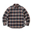 画像1: FTC " HEAVY PLAID NEL SHIRT " - ORANGE (1)