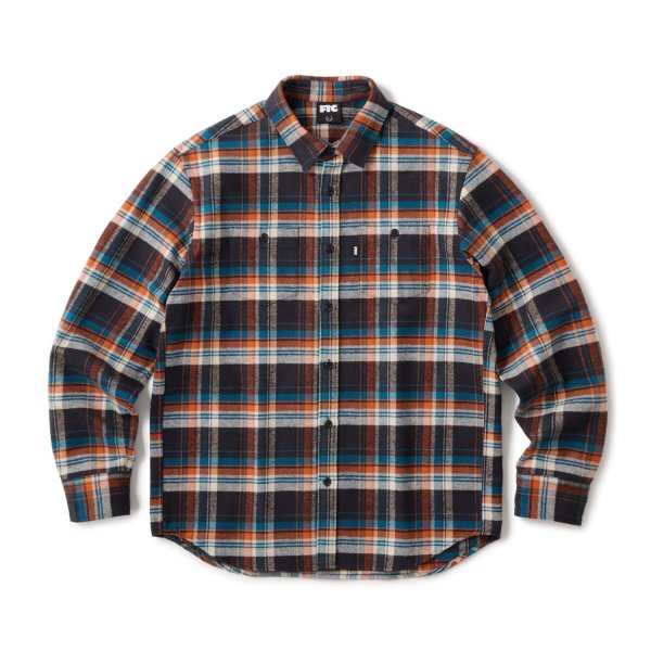 画像1: FTC " HEAVY PLAID NEL SHIRT " - ORANGE (1)
