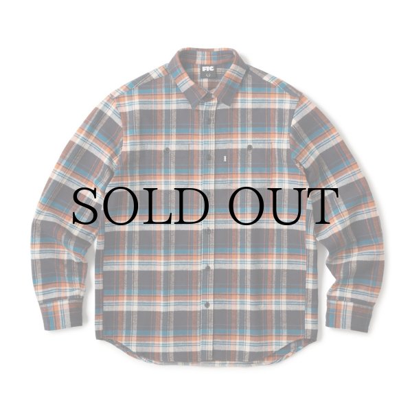 画像1: FTC " HEAVY PLAID NEL SHIRT " - ORANGE (1)