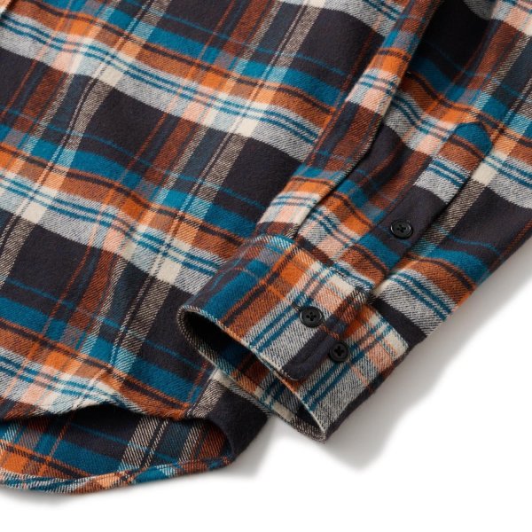 画像3: FTC " HEAVY PLAID NEL SHIRT " - ORANGE (3)