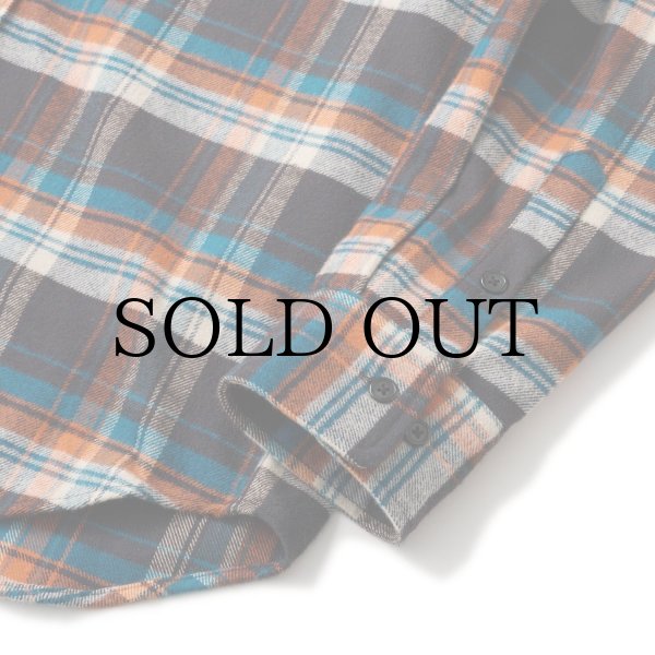 画像3: FTC " HEAVY PLAID NEL SHIRT " - ORANGE (3)