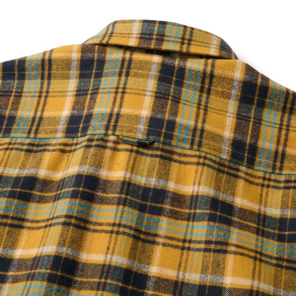 画像5: FTC " HEAVY PLAID NEL SHIRT " - YELLOW (5)
