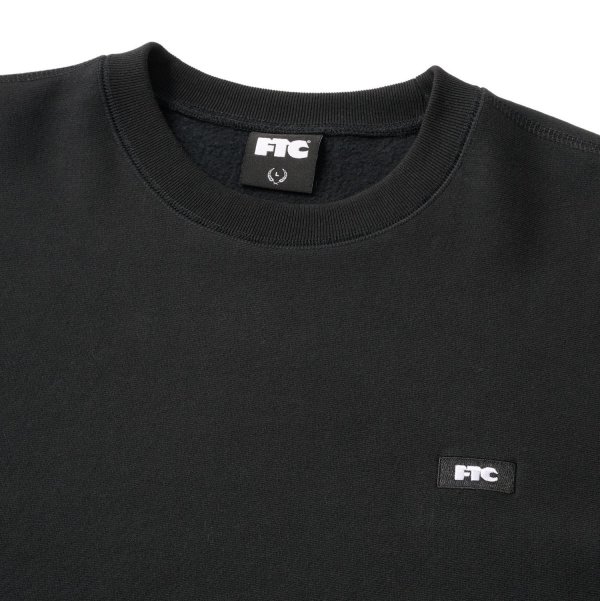 画像2: FTC " SMALL BOX LOGO CREW NECK " - BLACK (2)