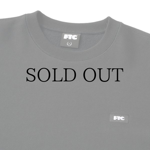 画像2: FTC " SMALL BOX LOGO CREW NECK " - BLACK (2)