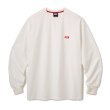 画像1: FTC " PIGMENT DYED SMALL LOGO L / S TOP " - WHITE (1)