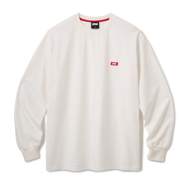 画像1: FTC " PIGMENT DYED SMALL LOGO L / S TOP " - WHITE (1)