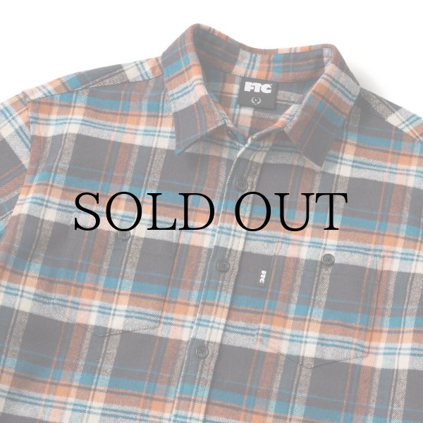 画像2: FTC " HEAVY PLAID NEL SHIRT " - ORANGE (2)