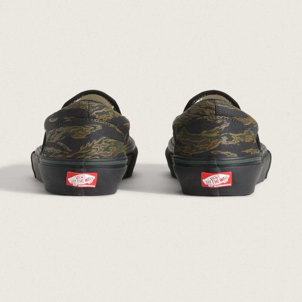 画像6: VANS " SKATE SLIP-ON SHOE "- TIGER CAMO GREEN / BLACK［ USA企画  ］ (6)