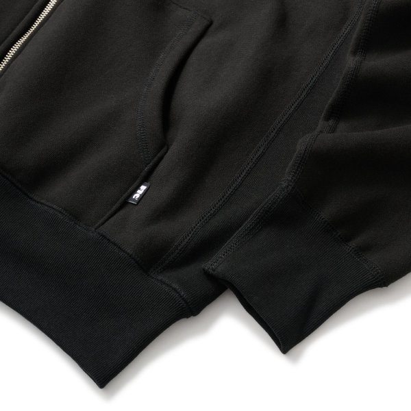 画像3: FTC " SMALL BOX LOGO ZIP UP HOODY " - BLACK (3)