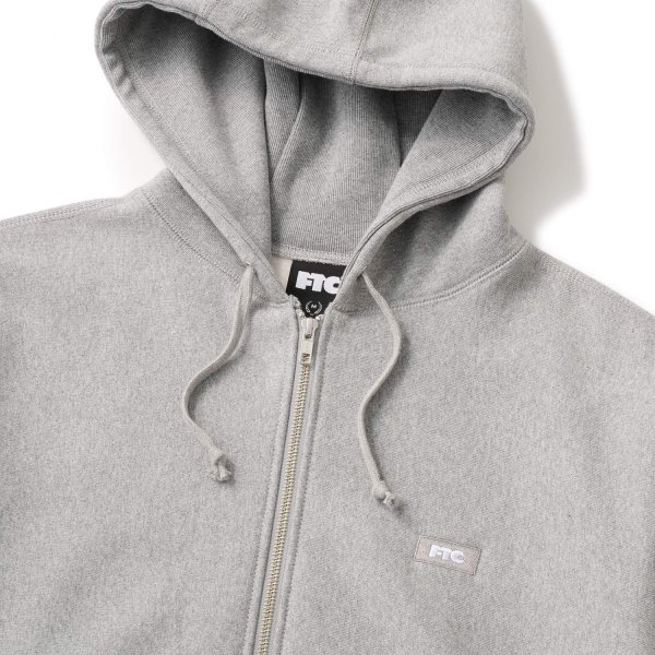 画像2: FTC " SMALL BOX LOGO ZIP UP HOODY " - GRAY (2)