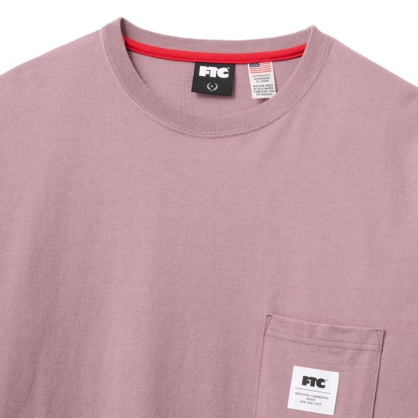 画像2: FTC " POCKET LS TEE " - DUSTY PURPLE (2)