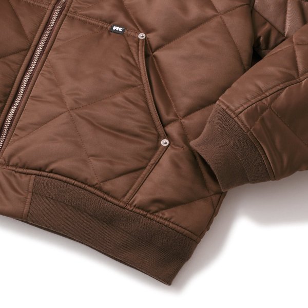 画像4: FTC " QUILTED WORK JACKET " - BROWN (4)