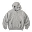 画像1: FTC " SMALL BOX LOGO ZIP UP HOODY " - GRAY (1)