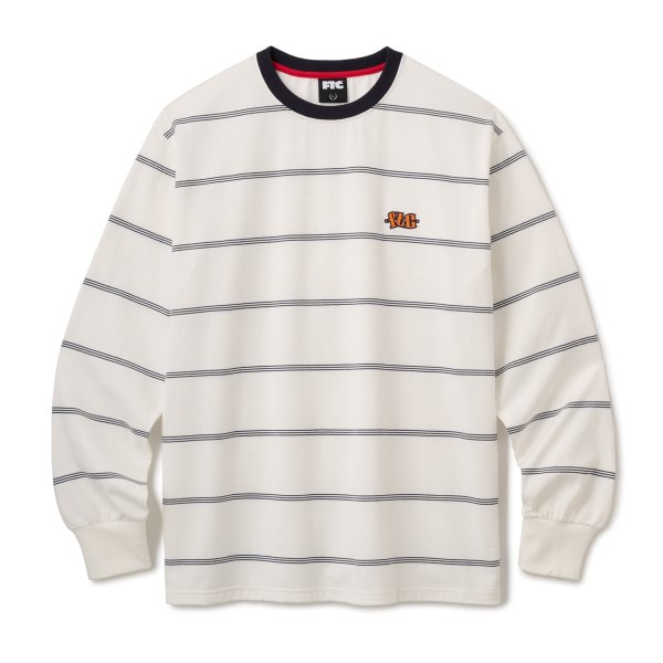 画像1: FTC "STRIPE LS TOP " - WHITE (1)