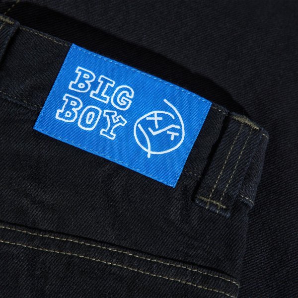画像4: POLAR SKATE CO. " BIG BOY DENIM PANTS " - BLACK / DARK OLIVE (4)