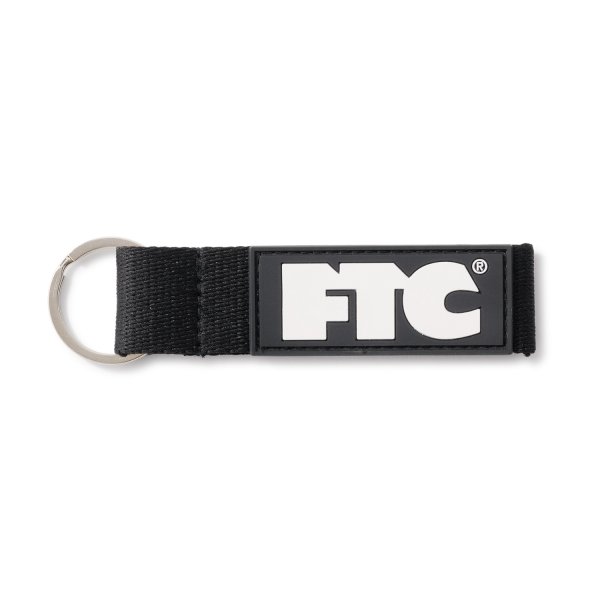 画像1: FTC " RUBBER KEYCHAIN " - BLACK (1)