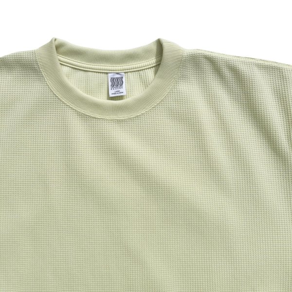 画像2: COMFORTABLE REASON " POLY WAFFLE SWEAT " - LEMONADE (2)