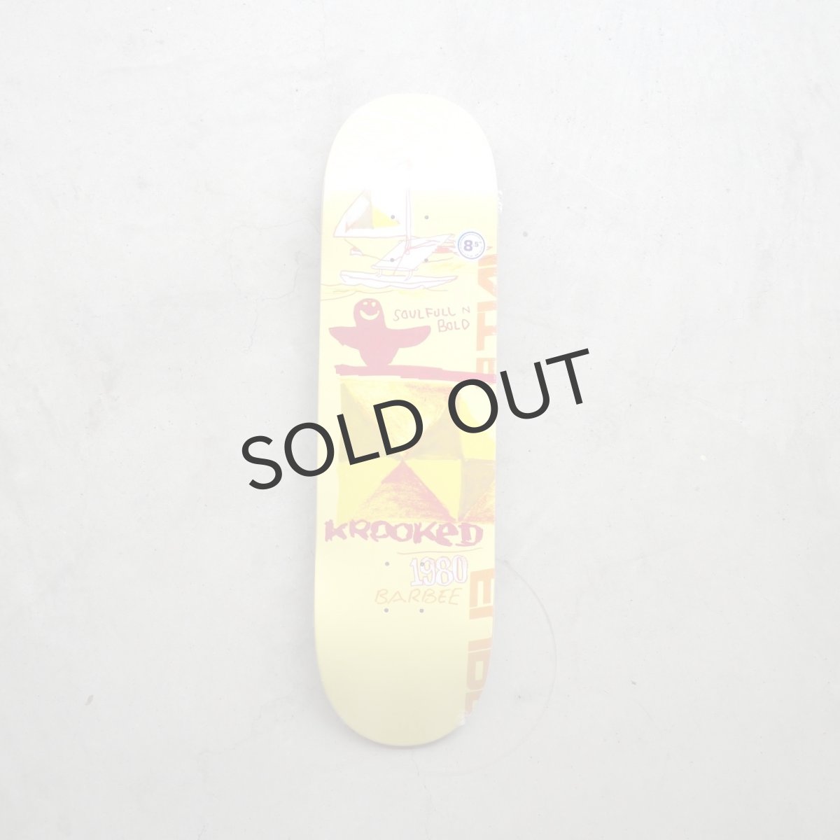 画像1: KROOKED SKATEBOADING " RAY BARBEE SOULFULL DECK " - 8.5inch (1)
