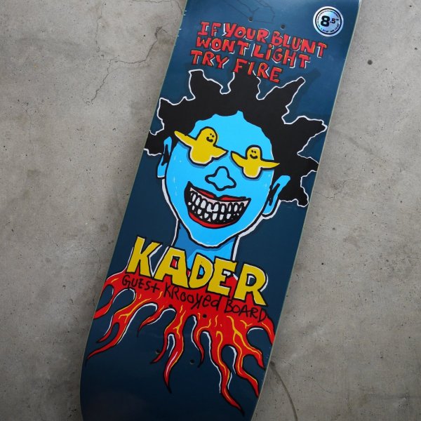 画像2: KROOKED SKATEBOADING " KADER SYLLA GUEST BOARD " - 8.5inch (2)