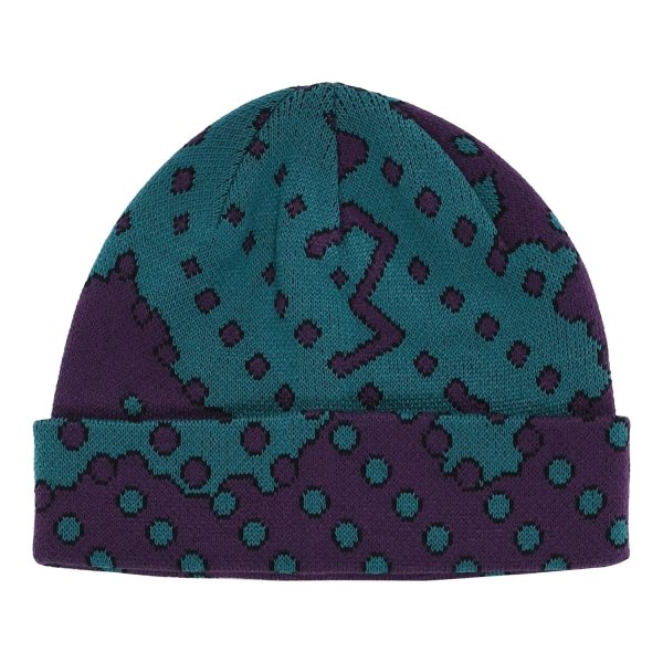 画像1: QUASI " DITHER BEANIE " - EGGPLANT (1)