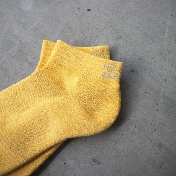 画像2: MY LOADS ARE LIGHT " LIGHTNESS ANKLE SOCKS " - LIGHT YELLOW (2)