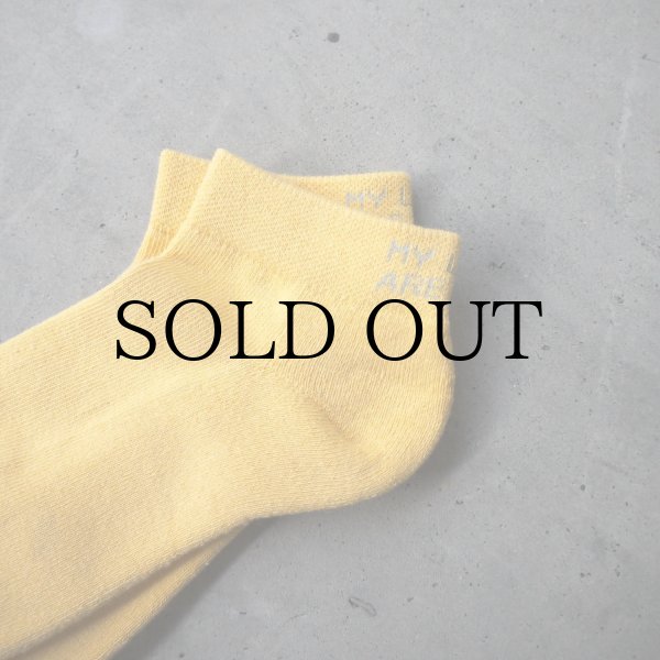 画像2: MY LOADS ARE LIGHT " LIGHTNESS ANKLE SOCKS " - LIGHT YELLOW (2)