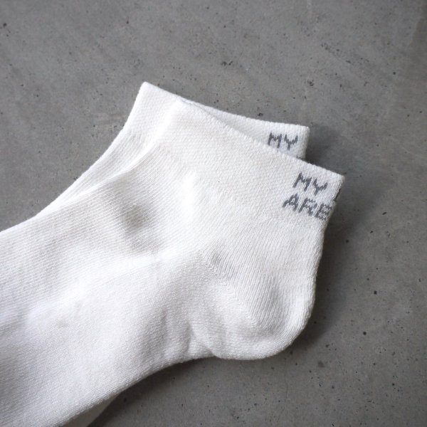 画像3: MY LOADS ARE LIGHT " LIGHTNESS ANKLE SOCKS " - CLEAN WHITE (3)