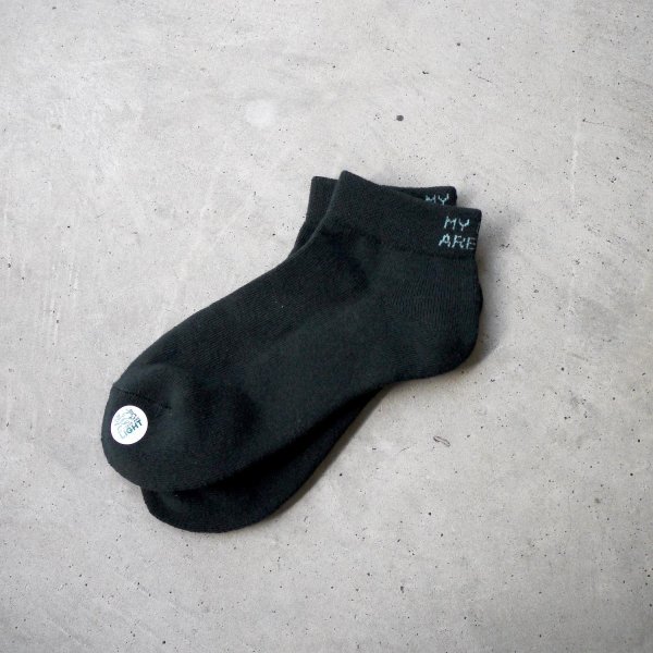 画像1: MY LOADS ARE LIGHT " LIGHTNESS ANKLE SOCKS " - DARK GREEN (1)
