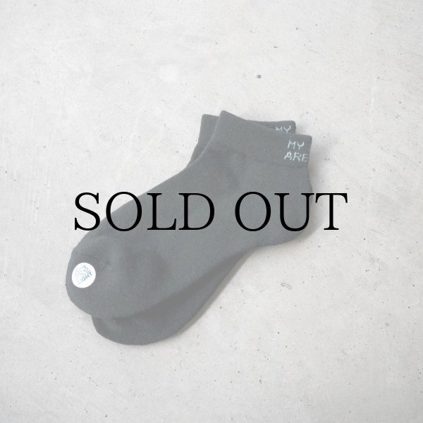画像1: MY LOADS ARE LIGHT " LIGHTNESS ANKLE SOCKS " - DARK GREEN (1)