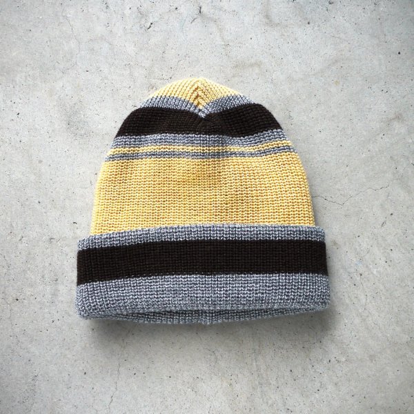 画像1: NOROLL " CONFECTION BEANIE " - CREAM YELLOW (1)