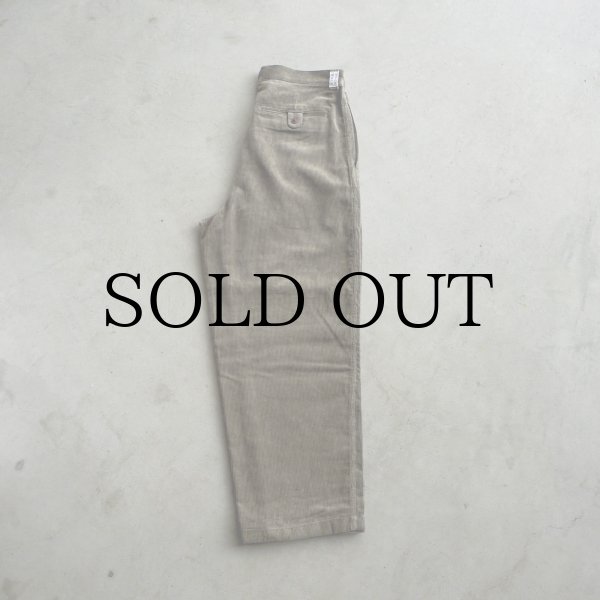 画像2: NOROLL " THICKWALK CORDS PANTS " - SMOKE BROWN (2)