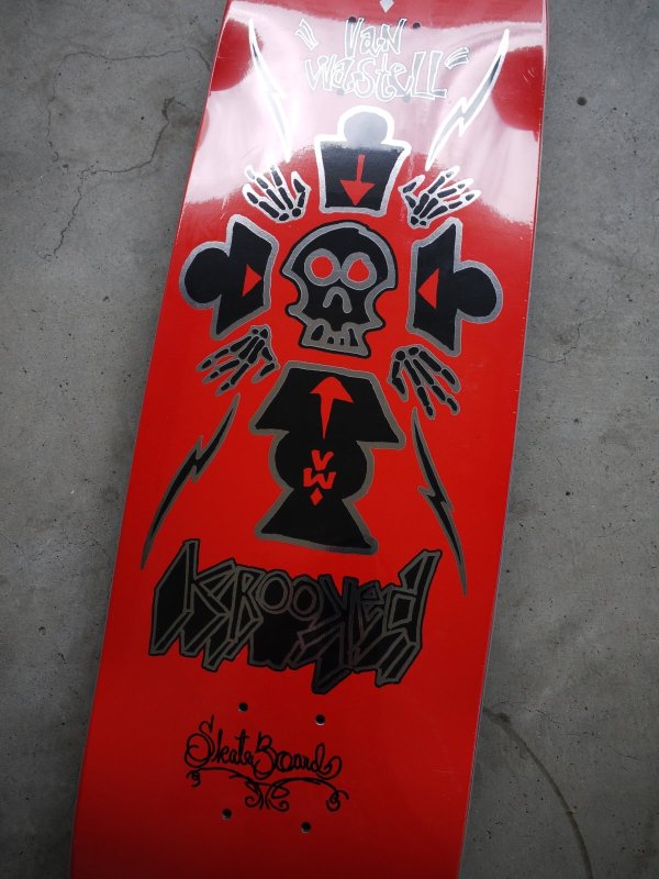 画像2: KROOKED " VAN WASTELL  BOARD " - 8.6 x 31.8inch   (2)