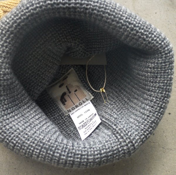 画像3: NOROLL " CONFECTION BEANIE " - CREAM YELLOW (3)