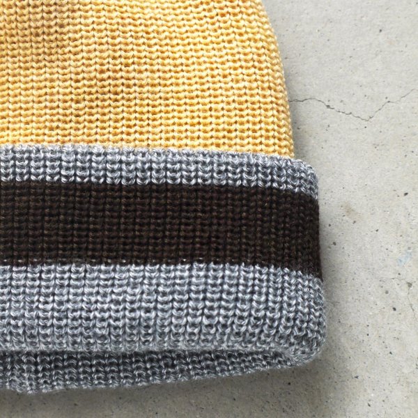 画像2: NOROLL " CONFECTION BEANIE " - CREAM YELLOW (2)