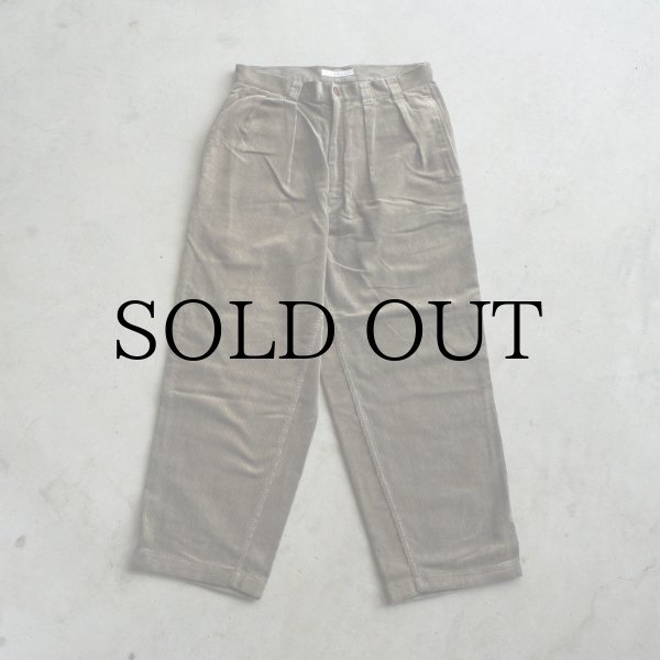 画像1: NOROLL " THICKWALK CORDS PANTS " - SMOKE BROWN (1)