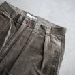 画像3: NOROLL " THICKWALK CORDS PANTS " - SMOKE BROWN (3)