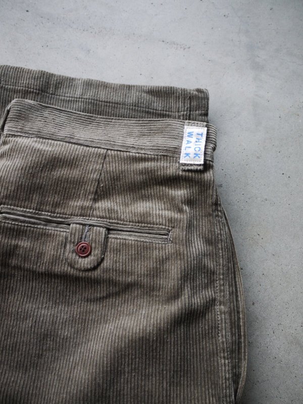 画像4: NOROLL " THICKWALK CORDS PANTS " - SMOKE BROWN (4)