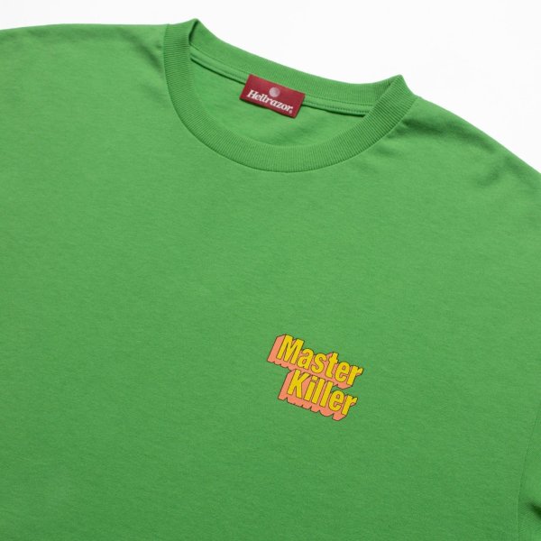 画像3: HELLRAZOR " IMASTER KILLER SHIRT " - FROG GREEN (3)