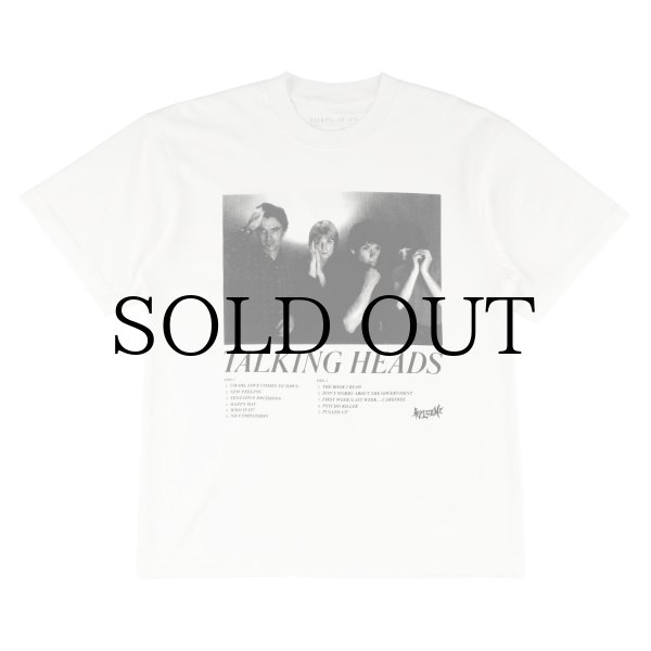 画像1: TALKING HEADS X WELCOME " TRACK LIST TEE " - WHITE (1)
