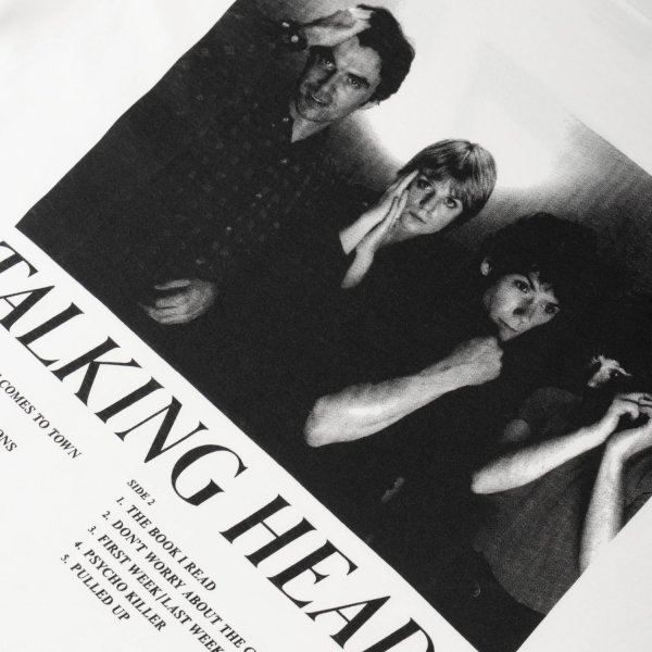 画像4: TALKING HEADS X WELCOME " TRACK LIST TEE " - WHITE (4)