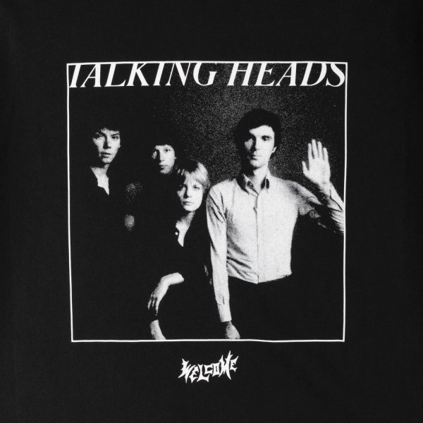 画像3: TALKING HEADS X WELCOME " QUARTET TEE " - BLACK (3)