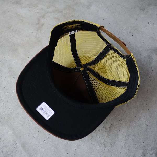 画像4: ANTIHERO " BASIC EAGLE SNAPBACK MESH HAT " - BROWN / MASTERD (4)