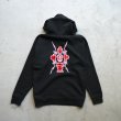 画像3: KROOKED " VAN WASTELL HOODIE " - BLACK (3)