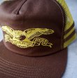 画像1: ANTIHERO " BASIC EAGLE SNAPBACK MESH HAT " - BROWN / MASTERD (1)
